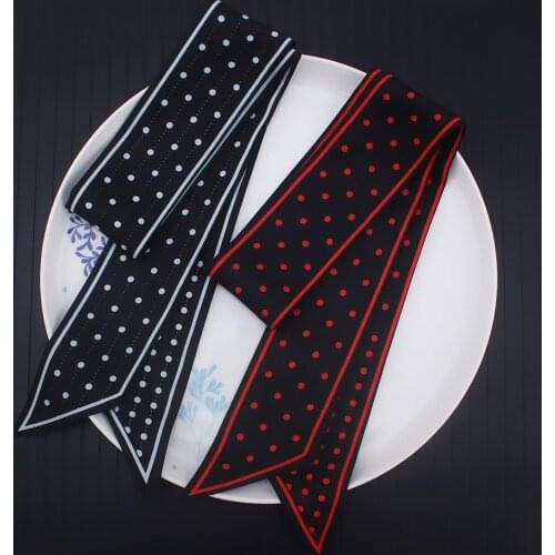Gradient Dot Fashion Style New Arrival Lady Riband Bags Scarf Small Ribbon Hair Band Child Bandeaus Choker Drop Shipping