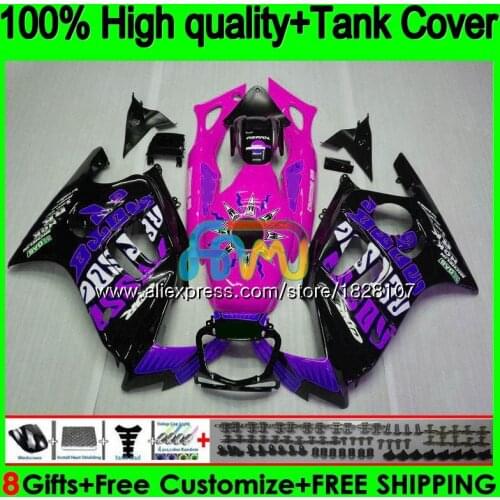 Kit +Tank For HONDA CBR600F2 600CC CBR 600F2 93 Pink purple 94 1993 1994 1BS.251 CBR600 CBR 600 FS F2 91 92 1991 1992 Fairings