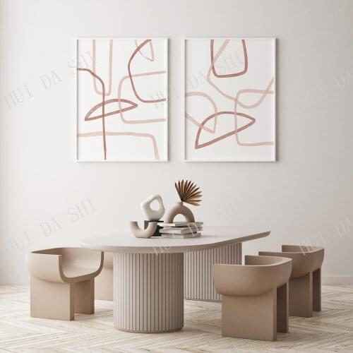 Abstract Art Print Set Of 2, Printable Art, Gallery Wall Art, Minimal Prints, Modern wall art, Large Wall Art, Boho Decor