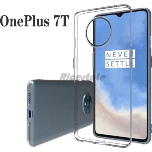 OnePlus 7T Back Case OnePlus7T 1+7t Transparent Soft TPU Dropproof Shockproof Phone Case One Plus 7T Back Cover