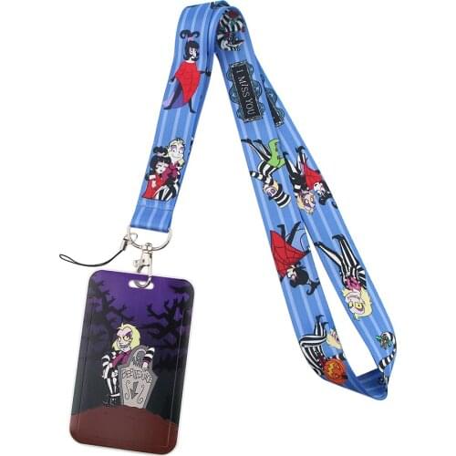K2737 Movies Cartoon Keychain Lanyard For Key Neck Strap ID Card Badge Holder Cell Phone Hanging Rope Keyring Belt Strap