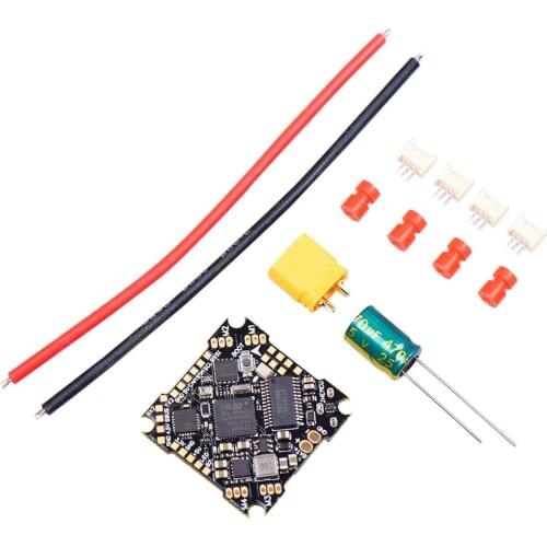 JHEMCU GHF412AIO 2-4S AIO F4 Flight Control Built-in BetaFlight OSD / 12A 4IN1 BLHeli_S For FPV Racing Drone