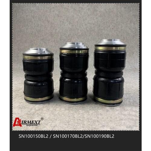 SN100150BL2-BCV /Fit BC V1 coilover Thread M50*1.5-48) /Air suspension Double convolute rubber airspring/airbag shock absorber