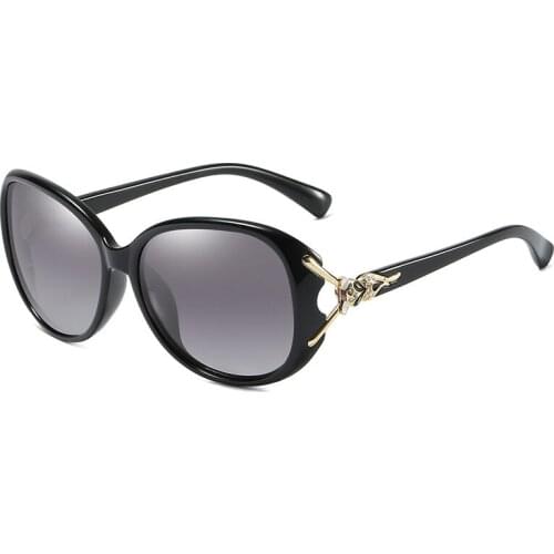 Women Sunglasses Polarizing Glasses Fox Leg Dot Brick Design Eyewear Outdoor Driving Glasses Female Retro Shades Gafas De Sol