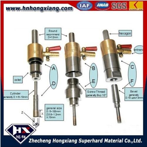 1/2 screw Thread shank Water Swivel Adapter for Glass