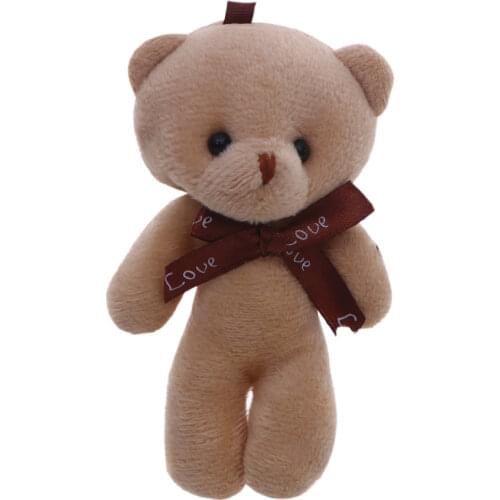 1Pcs Simplicity Series Cute Plush Bear Keyboard Toys Cartoon Creative Girl Student Small Bag Attachment for Children Gifts