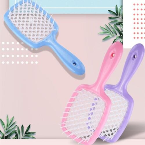 1PCs Tangled Hair Brush Salon Hair Styling Tools Large Plate Combs Massage Hair Comb Hair Brushes Girls Ponytail Comb Styling