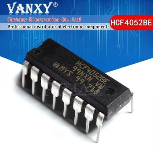 5PCS HCF4052BE DIP-16 HCF4052BEY DIP16 HCF4052B DIP HCF4052