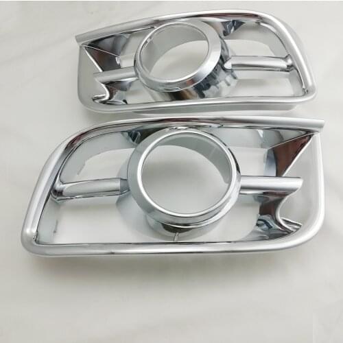2008-2013 For Toyota Hiace Car body head front fog light lamp frame stick styling ABS Chrome cover trim panel
