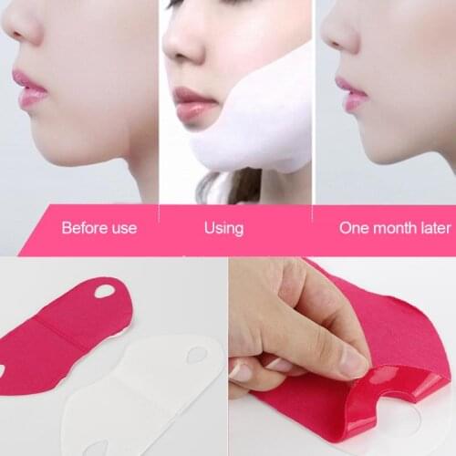 3/5 Pcs V Shape Lifting Facial Mask V Shaper Facial Slimming Bandage Mask Face Slim Chin Check Neck Lift Peel-off Mask TSLM1