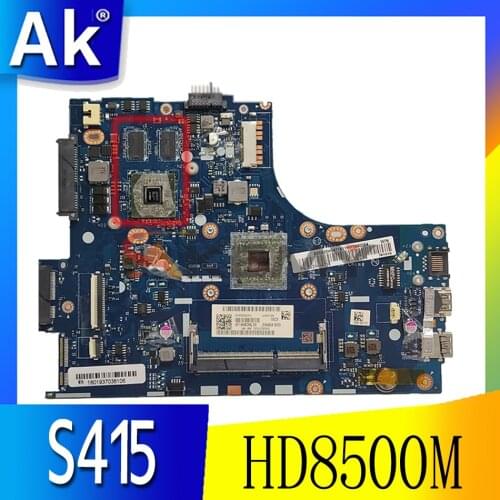 Akemy ZAUSA LA-A331P For lenovo ideapad S415 laptop motherboard 11S90003532 ATI HD8210+HD8500M CPU onboard warranty 60 days