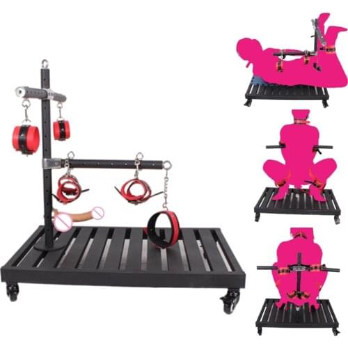 Bdsm Bondage Sex Punishment Frame Adult Games Slaves Restraints Collar Handcuffs Ankle Cuffs Erotic Sex Toys for Women Couples