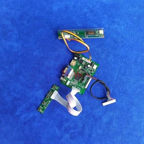 DIY Kit display LCD controller drive board For HT14X19/HT14X1B/IAXG15H/IAXG15S LVDS 30 Pin 1CCFL HDMI-compatible AV VGA 1024*768