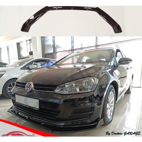 Front Bumper Attachment Volkswagen Golf 7/7.5 Front Lip Diffuser Car Auto Accessory Car-styling Body Kit Universal Ornament