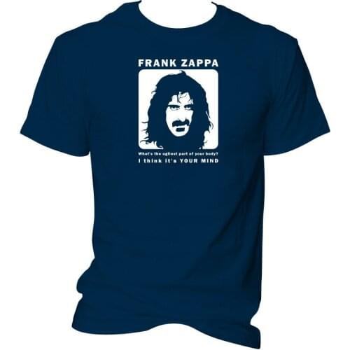 Frank Zappa "Whats The Ugliest Part Of Your Body" Ugly Mind Quote Mens T-shirt Tees MenS Clothing Big Size:S-XXxl