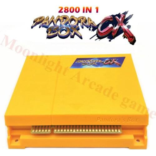 2020 New arrival Pandora cx jamma board 2800 in 1 games support CGA/VGA/HD interface original arcade version retro 3D game box