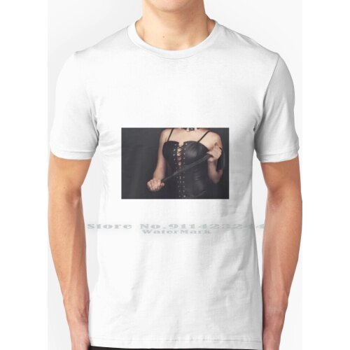 Leather Dominatrix T Shirt 100% Pure Cotton Leather Femdom Femdom Dominatrix Mistress Chastity Slave Pain Dominatix Latex