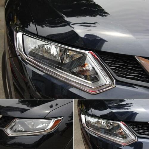 6pcs for Nissan Rogue x-trail 2014-2016 2017-2021 Headlamp cover Taillight Decorative frame