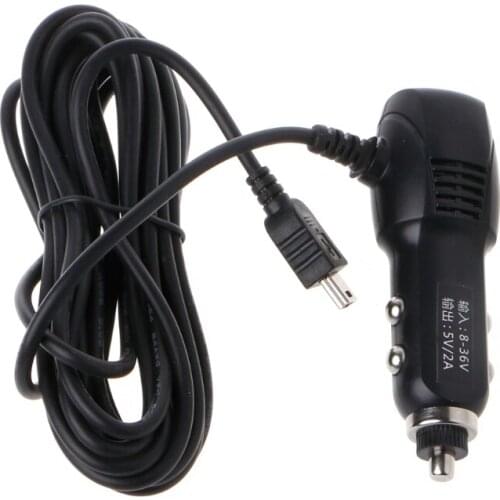 New Mini/Micro USB Port 5V 2A Car Charger Adapter For Car DVR Vehicle Charging w/3.5m Cable dropshipping