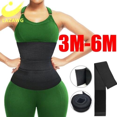 LAZAWG Waist Trainer Belt Slimming Body Shaper Tummy Cinchers Women Corset Stretch Bands Free Plus Size Waist Strap DropShipping
