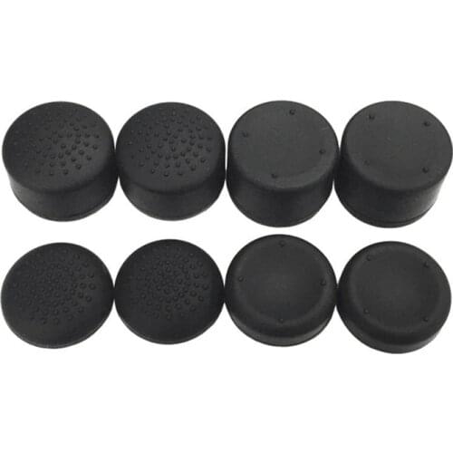8pcs Enhanced Silicone Analog Controller Thumb Stick Grip Cap Skin Cover for PlayStation 4 Controller Slim PRO Silicone