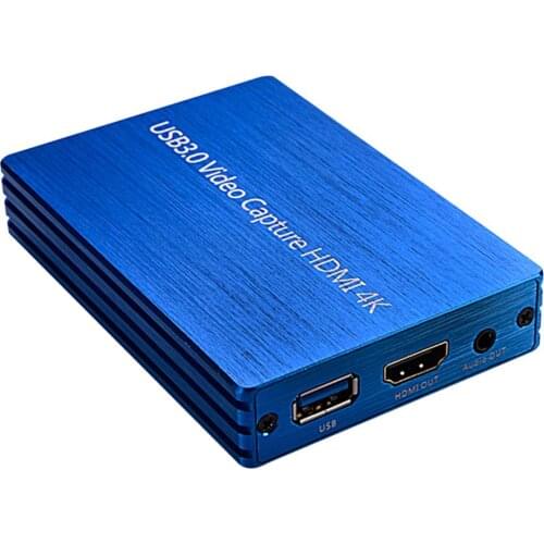 HDMI-Compatible 1080 4K 3.0P USB Video Capture Card For OBS Automatically Capture Game Live Streaming Broadcast Housing