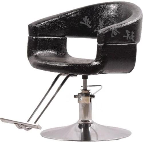 Barbershop Chair Hair Salon Dedicated Lifting Chair Simple Modern Haircut Salon Chair Factory Direct