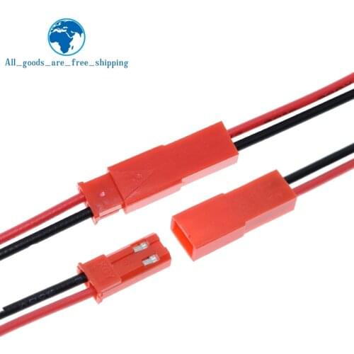 TZT 10Pairs JST Connector Plug Cable Male+Female for RC Battery