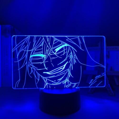 Anime 3d Light Angels of Death for Kids Bedroom Decoration Night Light Manga Gift for Her Him Room Desk Lamp Angels of Death