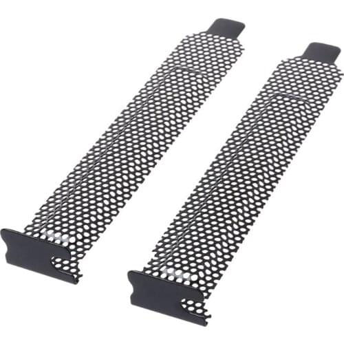 5PCS Ventilation Deflector PCI Slot Cover Frame Chassis Bits Block Cooling Fan Dust Filter Ventilation PC Computer Case Metal