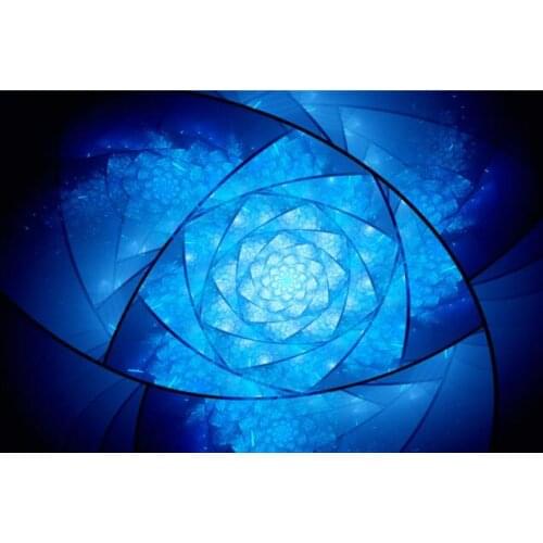 Abstract blue colorful spiral pattern radiant fashion ceiling zenith mural 3d ceiling murals wallpaper