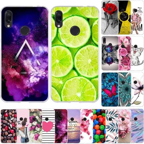 For Xiaomi Redmi Note 7 Pro Case Silicon Soft TPU Back Cover For Xiaomi Redmi Note 7 Note7 Pro Phone Case Funda Coque Capa Shell