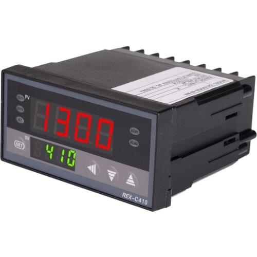 Digital PID Temp Controller REX-C410 48*96mm Horizontal, Input thermocouple K, Relay Output for heat
