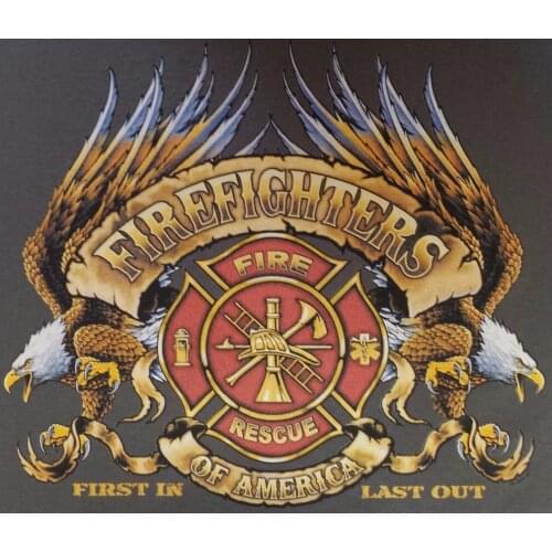 T Shirt Men Summer Casual FIREFIGHTERS PIN-UP HOTROD TATTOO ROUTE 66 BIKER SKULL USA ARMY Brand Mens Tee Shirts