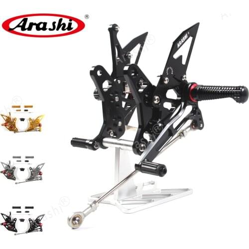 Arashi CNC Rider Rearset For SUZUKI SV650 SV650S SV650X 2016 2017 2018 2019 Adjustable Footrests Foot Pegs Rest Pegs SV650 /S/X