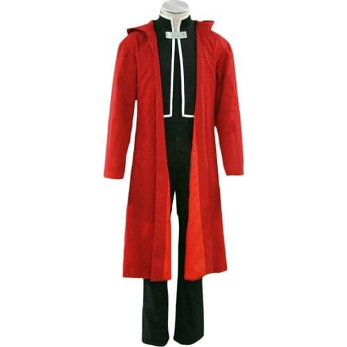 Fullmetal Alchemist Edward Elric cosplay costume set Cloak coat