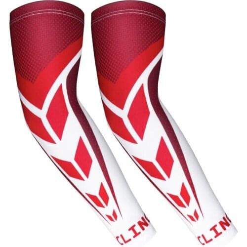 Men Women Outdoor Summer Arm Sleeve Adult Polyester Sweat Wicking Breathable Cycling Sports UPF 50 UV Protection Cover