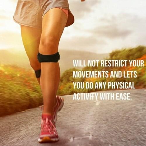 New Newest Adjustable Magnetic Neoprene Knee Support Brace Velcro Strap Protector Patella Tendon Brace Support Wrap Sports Gym