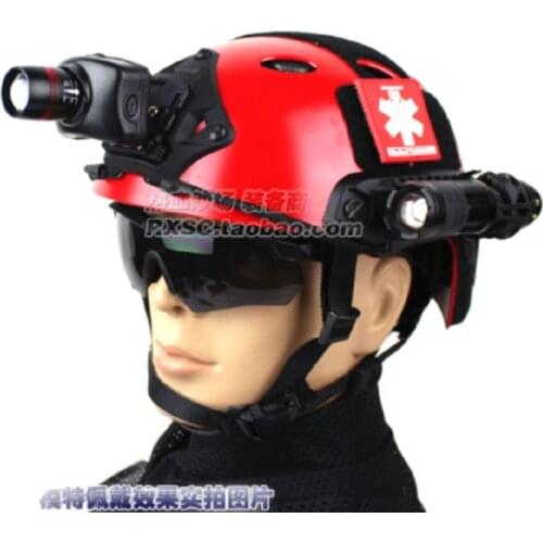 PJ Red Helmet Quick Helmet Rapid Response Helmet Rescue Helmet