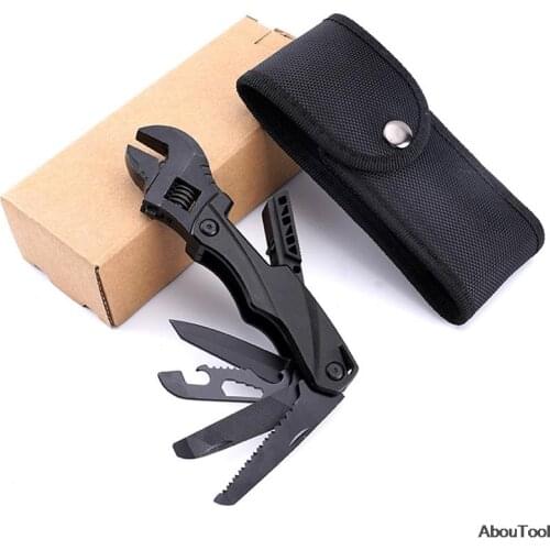 Steel Wrench Pliers Outdoor Combination EDC Tool Multi-purpose Home Tool Folding Knife Saw Wrench Repair Tool Household Tools