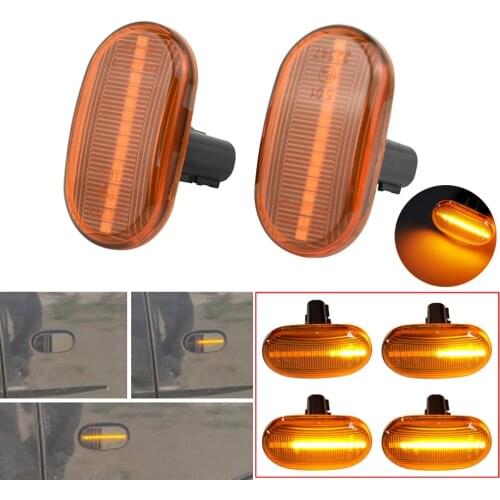 Sequential Indicator For Suzuki Jimny JB64W Sierra JB74W JB23W Lapin Carry Truck LED Dynamic Turn Signal Side Marker Light