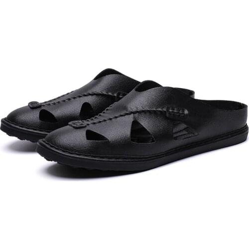 Waterproof in sandales luxury casual on mountain sport piel sandles for mens sole samool shoe slippers size masculina gladiator