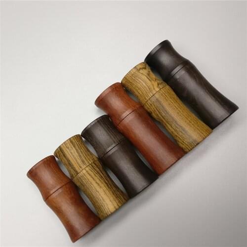 Joint Protector Ebony Bocote Coco Rosewood Wood Radial Pin5/16-14 3/8-11 3/8-10 Wavy Pin Uni-Loc Joint Cap Billiards Accessories