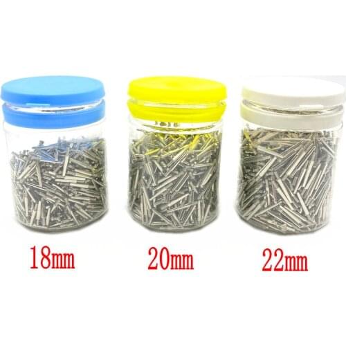 1000pcs Dental Lab MaterialsSingle Pins Zinc Alloy Dowel Pins 3 Models 22mm,20mm,18mm