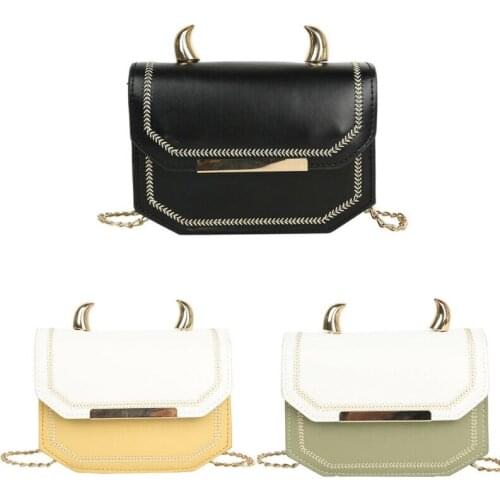 Women Shoulder Bag Handbags PU Leather Chain Crossbody Purse Tote Satchel Fashion Girls Ladies Messenger Bags