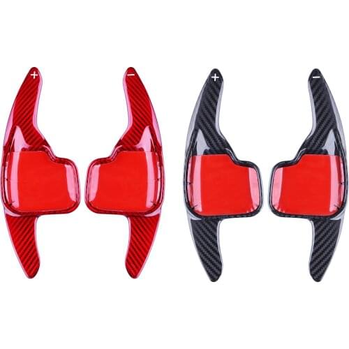 For BMW 2 3 5 6 7 Series X1 X4 Z4 Carbon Fiber Steering Wheel Paddle Shifter Extension Trim