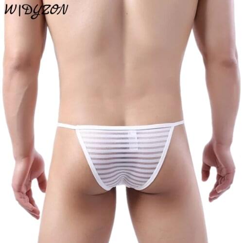 WIDYZON Men's Transparent Briefs