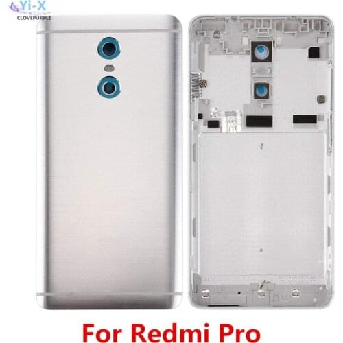 Back Battery Cover For Xiaomi Redmi Pro Housing Battery Metal Back Rear Cover Housing Door with LOGO