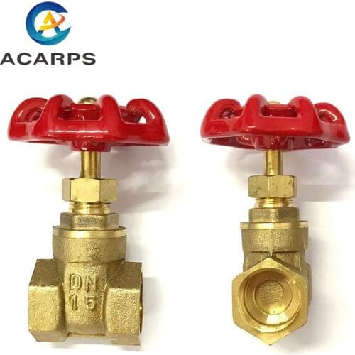 1/2" 3/4" 1" 1-1/4" 1-1/2" 2" 3" 4"inch Brass gate valves DN15 20 25 water valve switch valve Internal Thread Gate valves