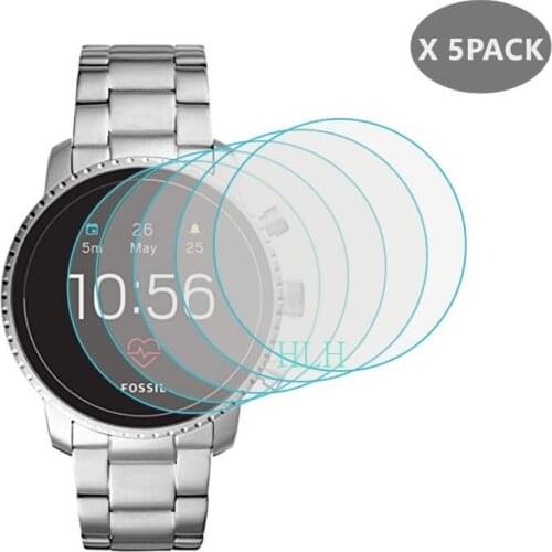 5pcs Tempered Glass for Fossil Q Explorist HR Screen Protector Fossil Q Wander Founder 2 VENTURE gen 3 4 5 marshal control
